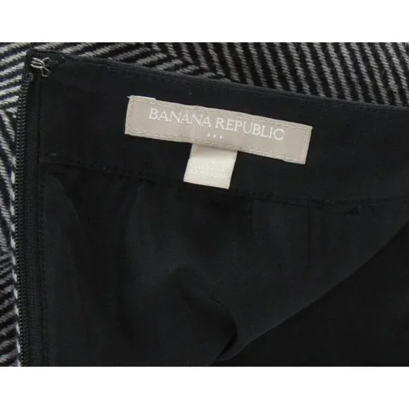 SALE! Tweed Wool Black Gray Short Mini Skirt - Picture 4 of 4